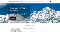 Desktop Screenshot of pokharamountaintiger.com